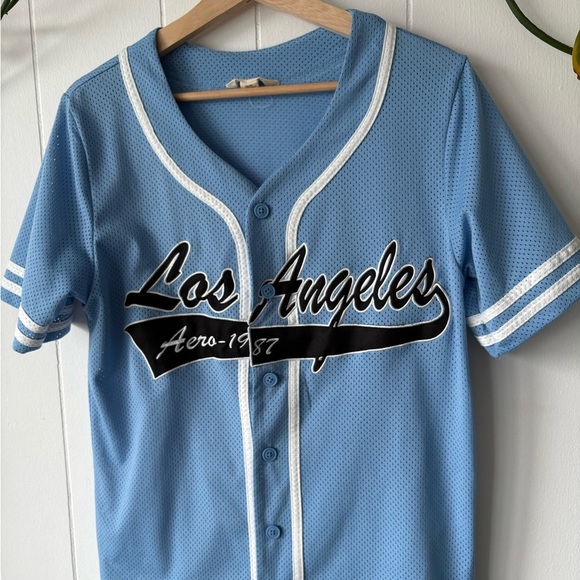 Aeropostale Blue and White Jersey | XS - Picture 2 of 4